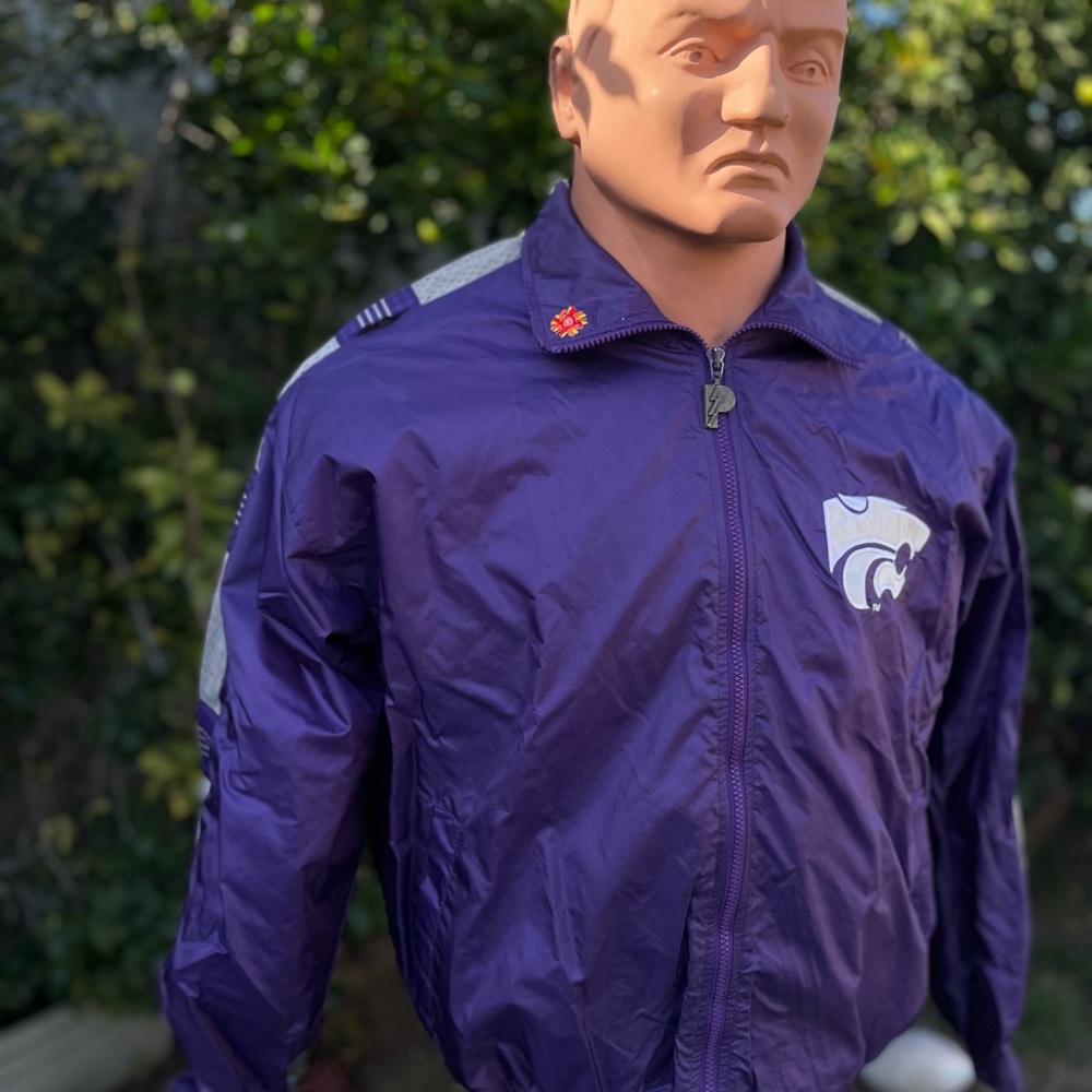 Vintage KSU Wildcats windbreaker